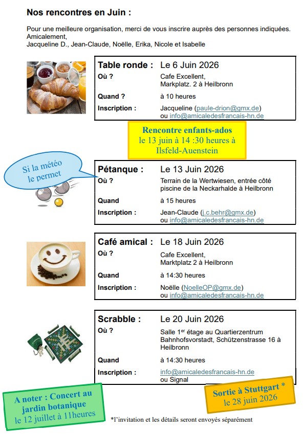 Program Juin