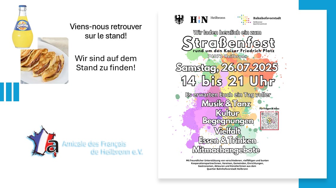 Strassenfest 2025 message